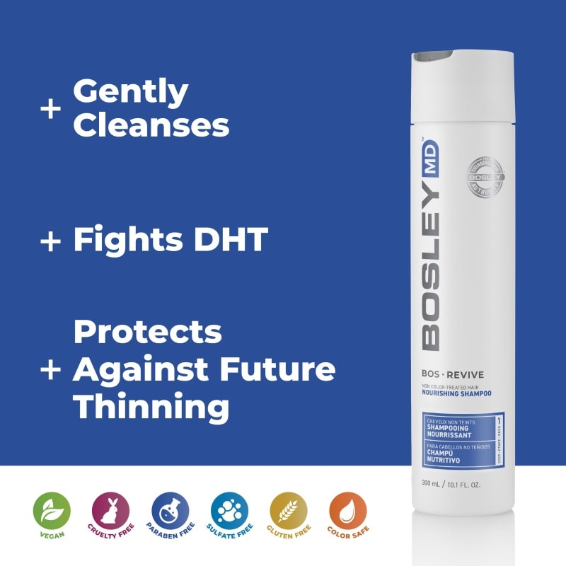 Bosley Revive for Non-Coloured Visibly Thinning Hair Nourishing Shampoo - Image 3