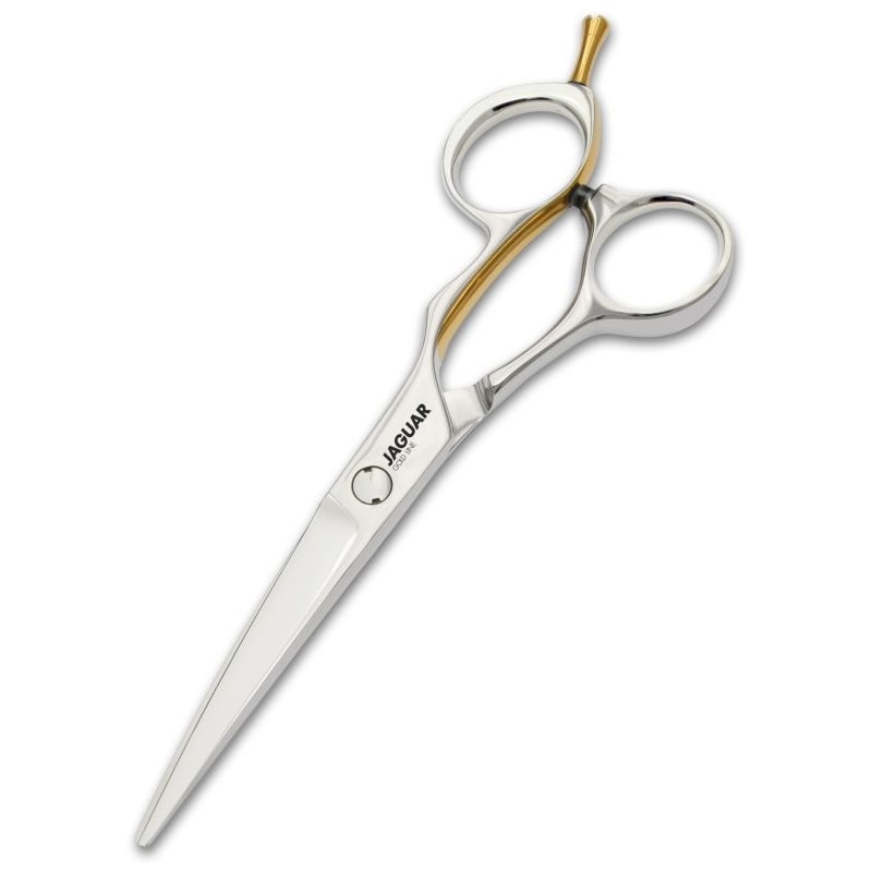 Jaguar Gold Line Xenox Design with Gold Insert Offset Scissor, 5.5 inch