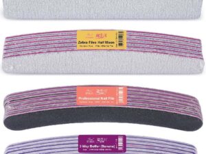 Nail Files Professional Shaped, 6/Pack