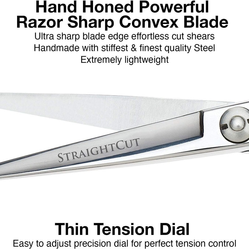Olivia Garden StraightCut Offset Shear Collection: Scissor, Double Thinner & Case - Image 2