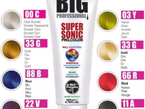 BIG Professional Permanent Colour Intensive Boosters/Colour Correctors, 200ml