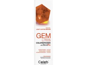 Celeb Luxury Gem Lites Colorditioner with BondFix, Fire Opal Light Copper Brown, 244ml