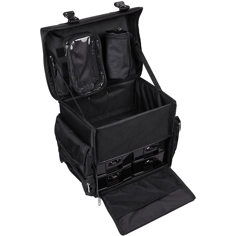 Beauty Make-Up Case Polyester Trolley, 1 Part, Empty - Image 2
