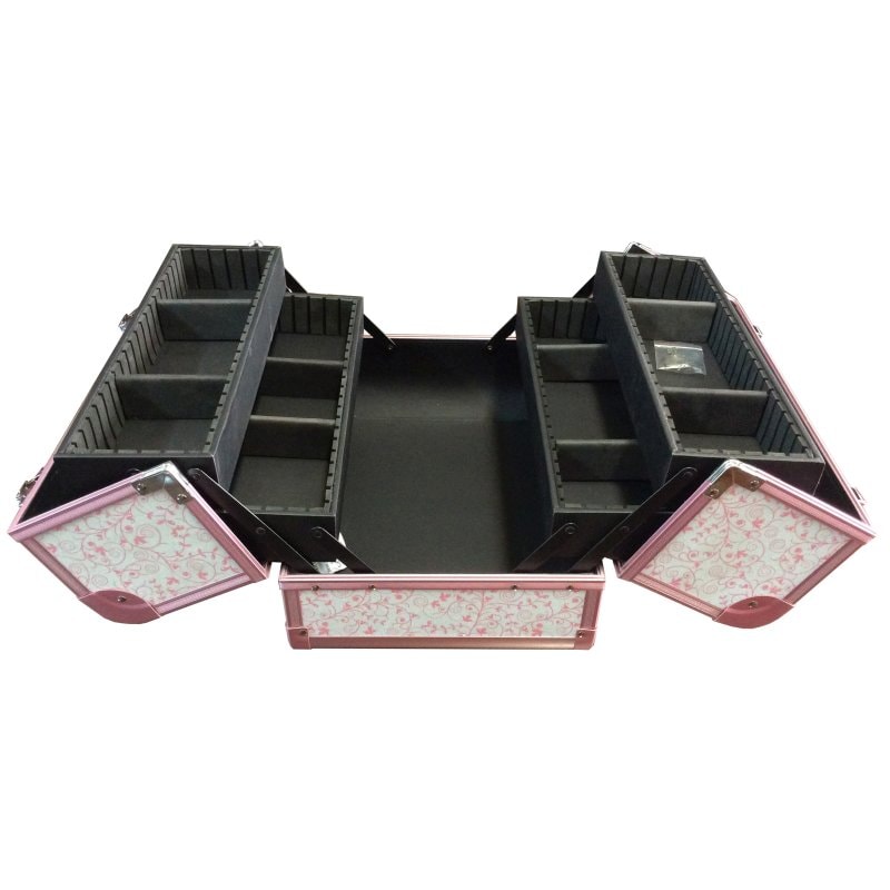 Beauty Aluminium Make-Up Case, 1 Part, Empty - Image 2