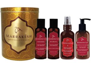 Marrakesh Hair Care Tin Set, 4 Pieces