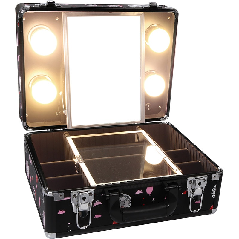 Beauty Make-Up Case with Lights, 1 Part, Empty - Image 3