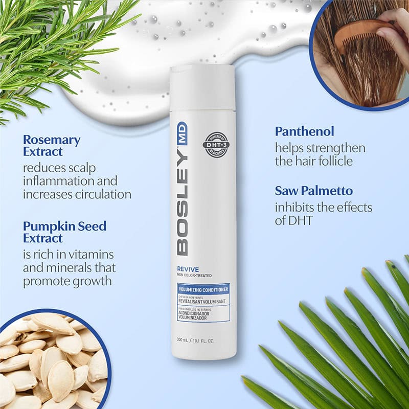 Bosley Revive for Non-Coloured Visibly Thinning Hair Volumizing Conditioner - Image 4