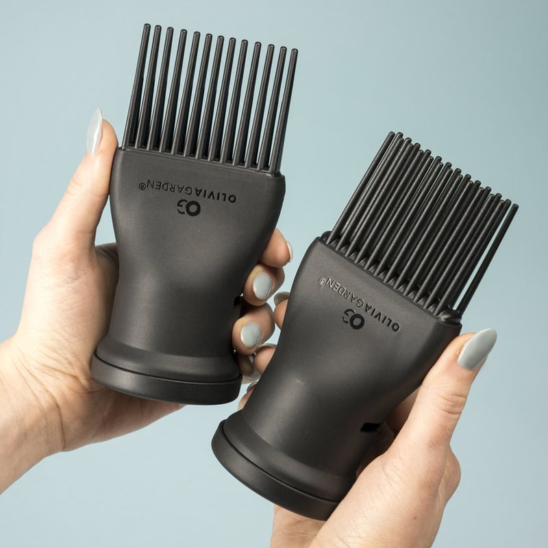 Olivia Garden SuperHP Comb Attachments & Cleaning Brush - Image 3