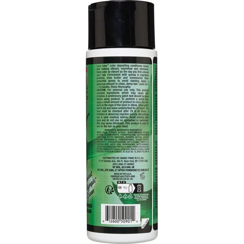 Manic Panic Love Color Hair Color Conditioner, Forest Nymph Green, 236ml - Image 2