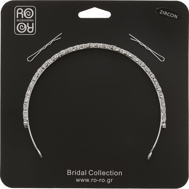 Bridal Headpiece Alice Band with Strass - Image 2