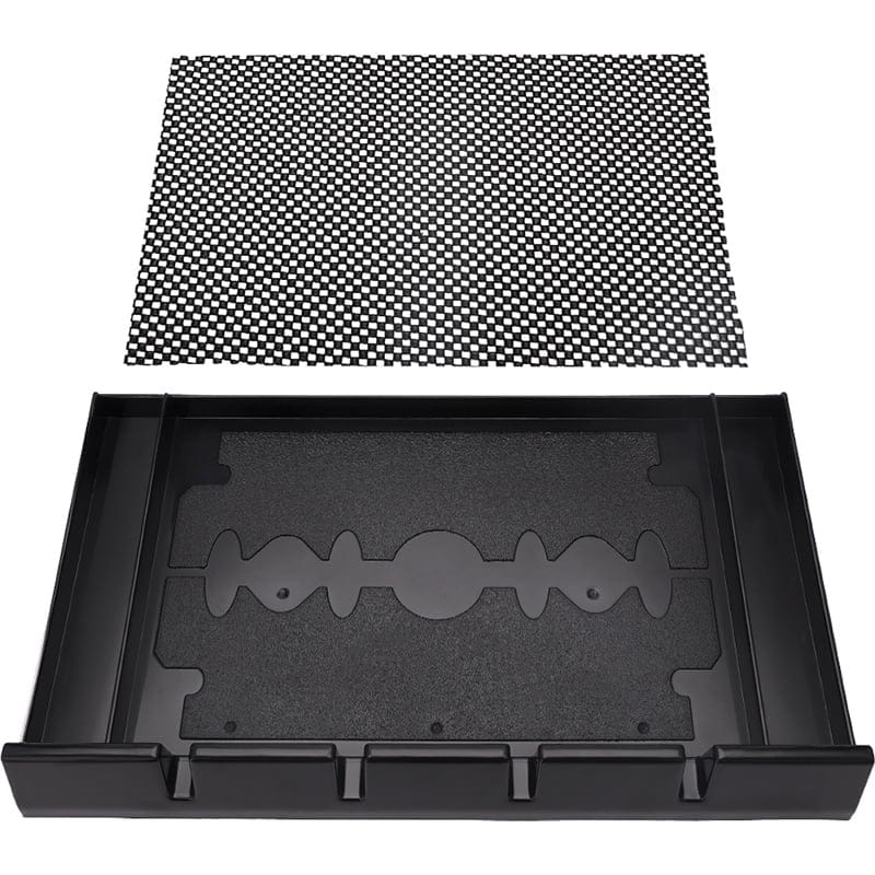 Clipper Holder with Rubberised Pad & Space for 4 Clippers, 40 x 22cm, Black - Image 2