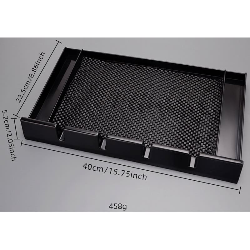 Clipper Holder with Rubberised Pad & Space for 4 Clippers, 40 x 22cm, Black - Image 5