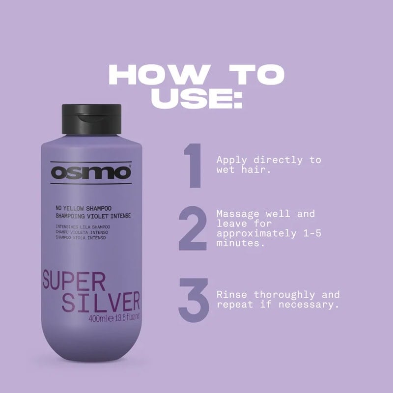 OSMO Super Silver No Yellow Shampoo - Image 4
