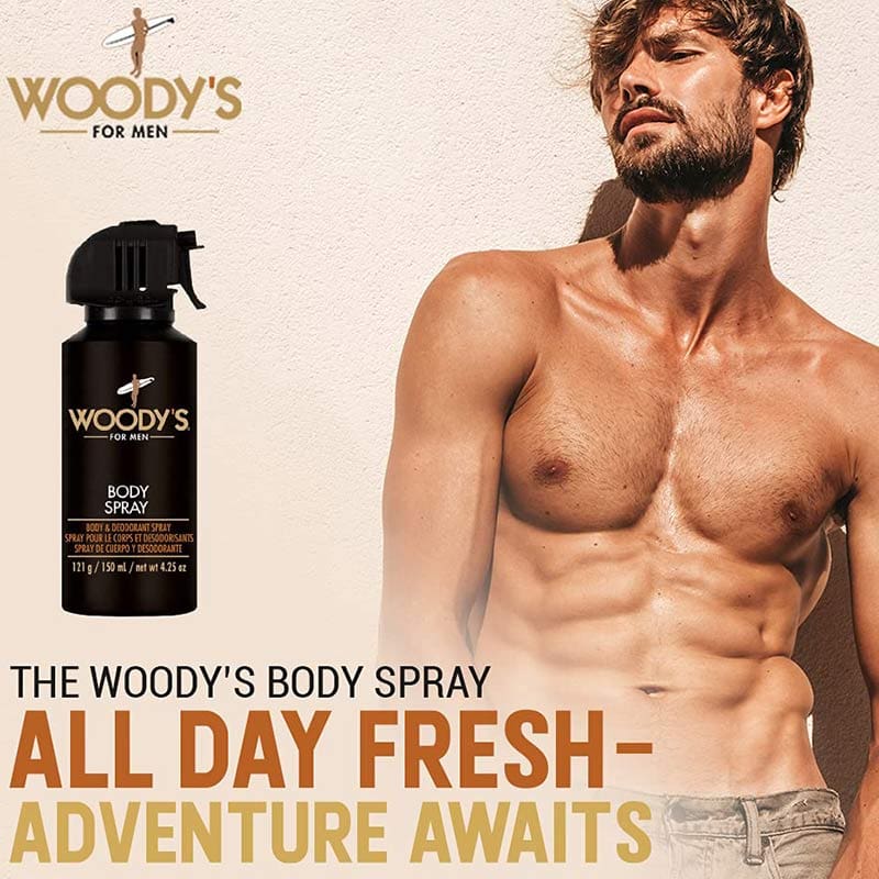 Woody’s for Men Love Grenade Body & Laundry Spray, 150ml - Image 3