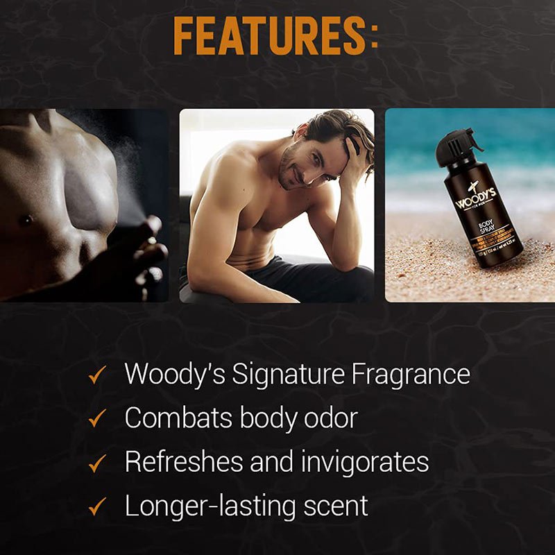 Woody’s for Men Love Grenade Body & Laundry Spray, 150ml - Image 4