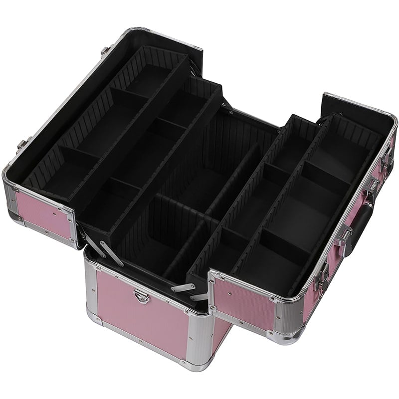 Beauty Aluminium Case, 1 Part, Pink, Empty - Image 2