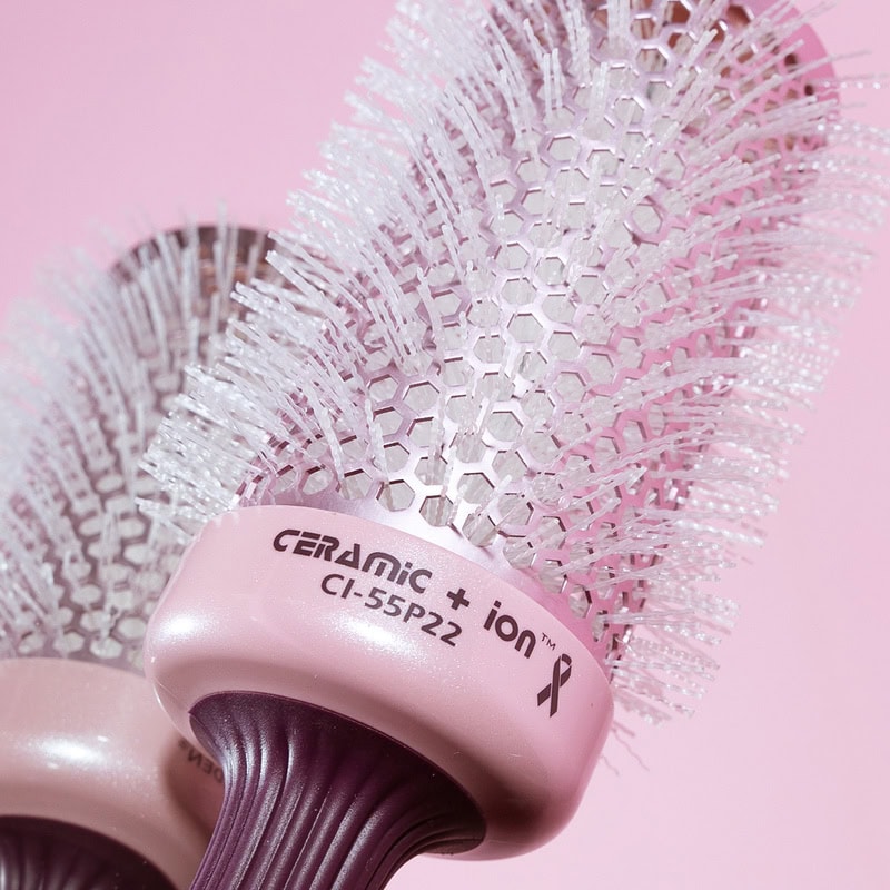 Olivia Garden Ceramic & Ion Thermal Breast Cancer Awareness 2022 Brush Collection - Image 7