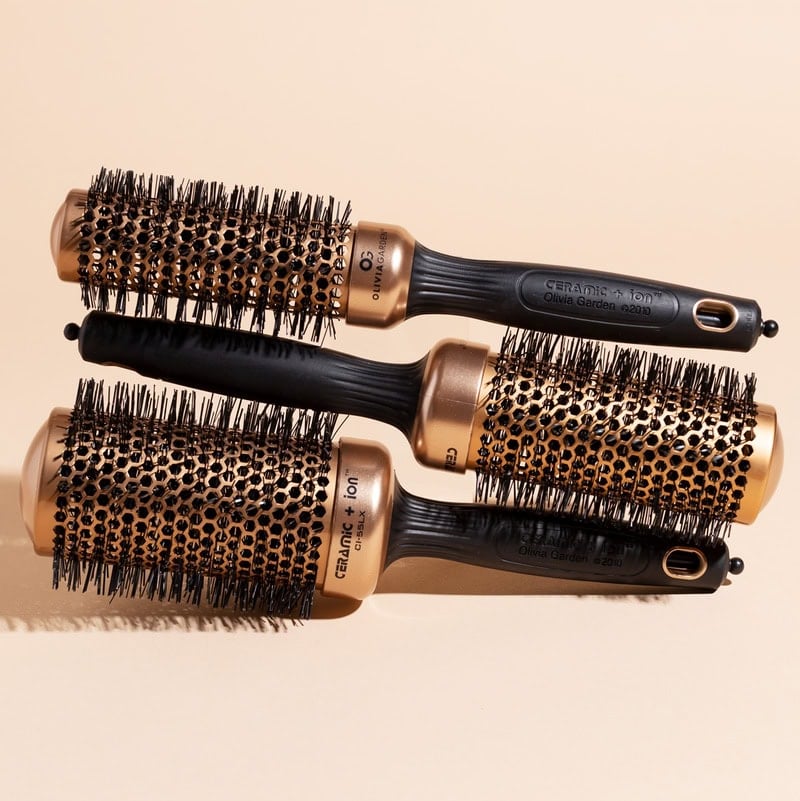 Olivia Garden Ceramic & Ion Thermal Luxe Limited Edition Brush Set: 4 Brushes - Image 8