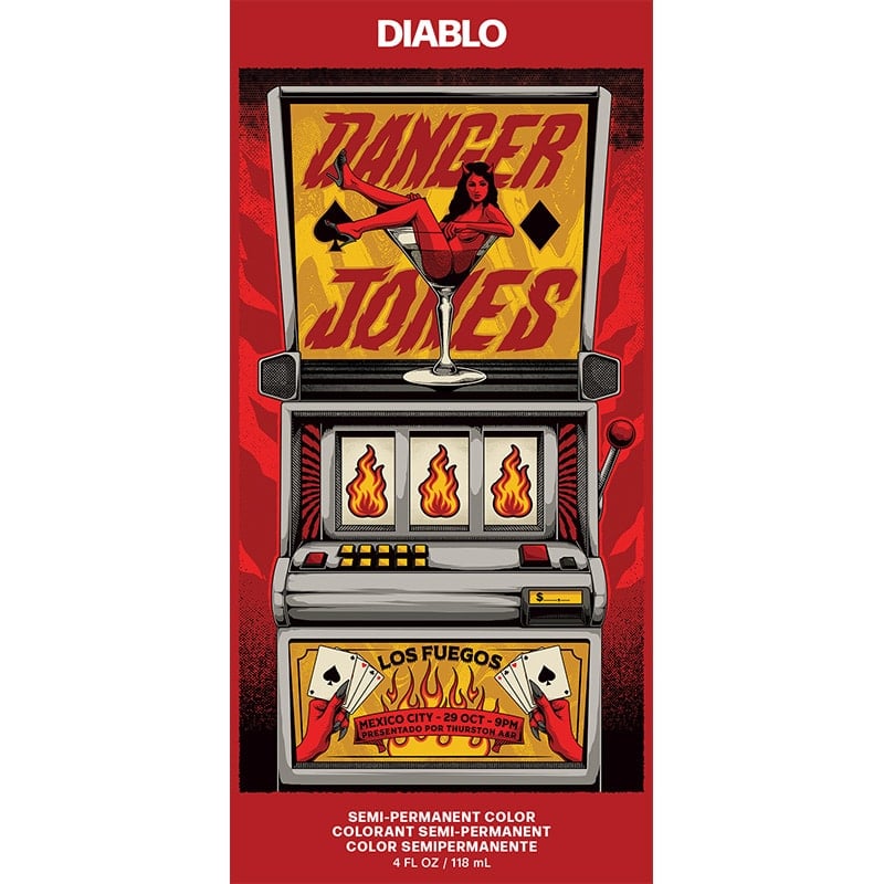 Danger Jones Semi-Permanent Color – Diablo Red, 118ml - Image 3