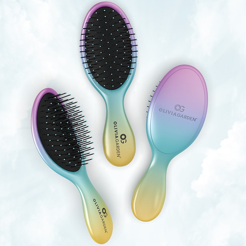 Olivia Garden OG Brush Holiday Dream Mini Display: 12 Brushes & Stand - Image 4