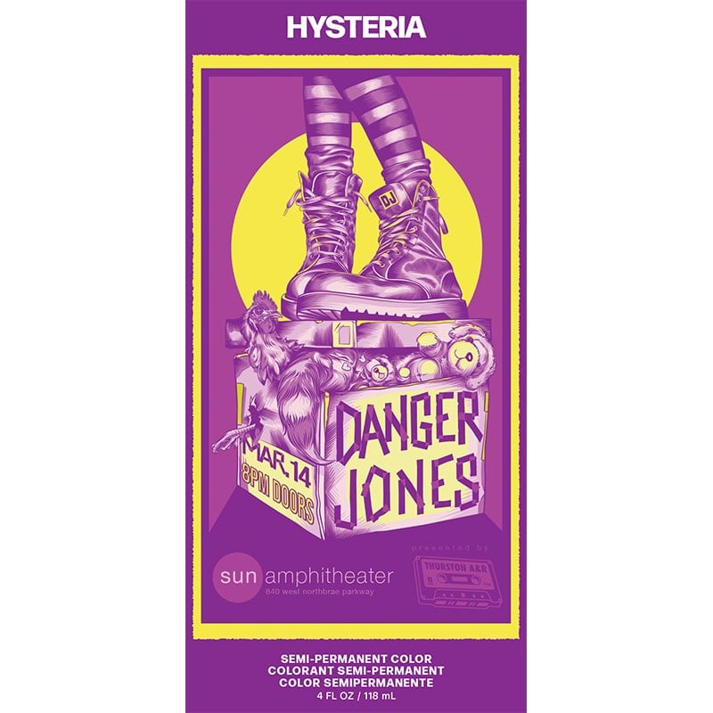 Danger Jones Semi-Permanent Color – Hysteria Berry, 118ml - Image 3