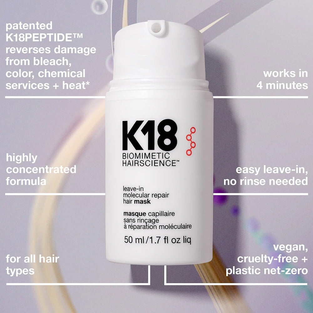 K18 Leave-In Molecular Repair Hair Mask - Image 5
