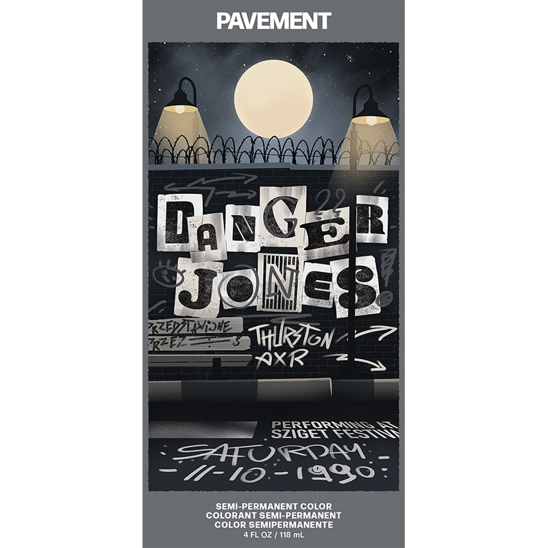 Danger Jones Semi-Permanent Color – Pavement Grey, 118ml - Image 3