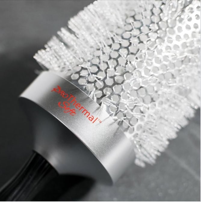 Olivia Garden ProThermal Soft White Bristles Brush Display: 8 Brushes & Stand - Image 7