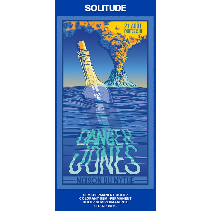 Danger Jones Semi-Permanent Color – Solitude Blue, 118ml - Image 3