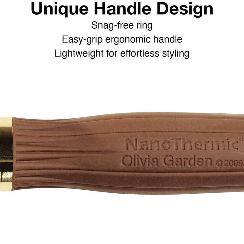 Olivia Garden NanoThermic Ceramic & Ion Flex Paddle Brush Display: 12 Brushes & Stand - Image 3