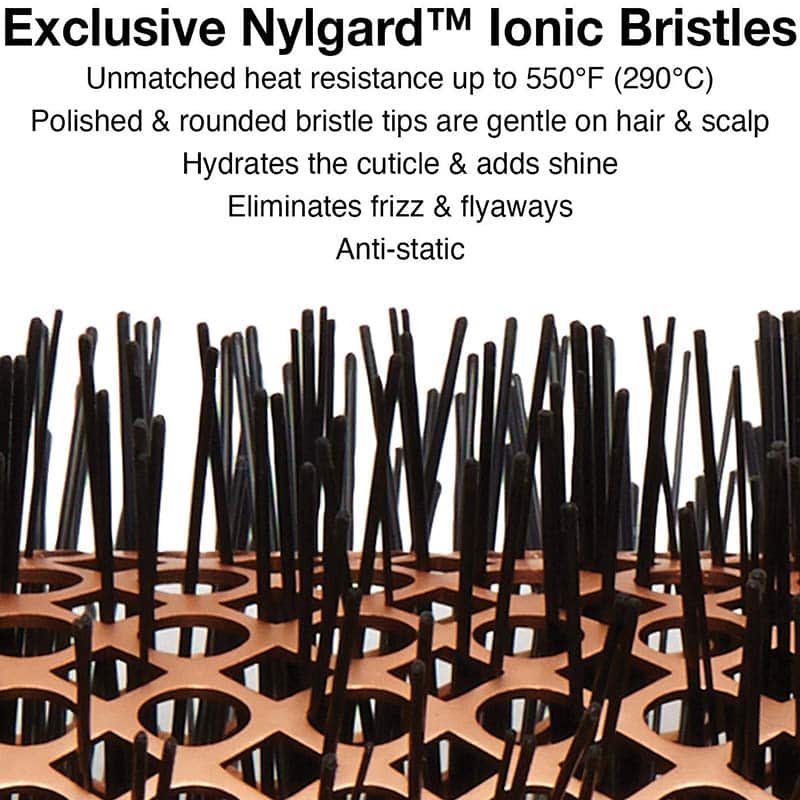 Olivia Garden HeatPro Ceramic & Ion Copper Brush Collection - Image 3