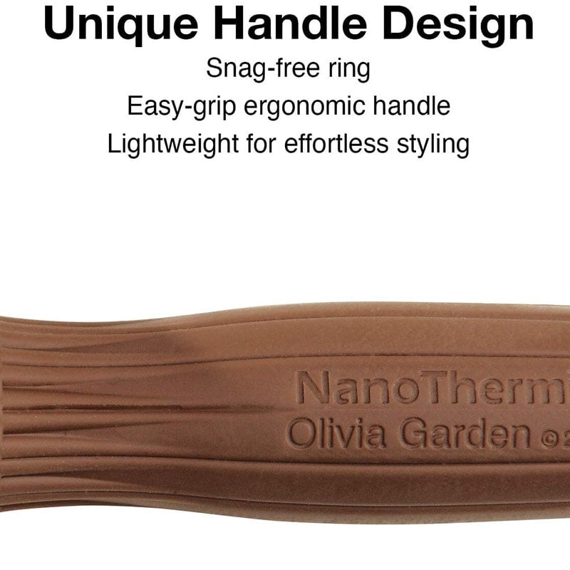 Olivia Garden NanoThermic Ceramic & Ion Breast Cancer Awareness Gold & Pink Brush Collection - Image 5